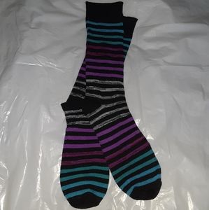 Stripped Dress Socks NWOT